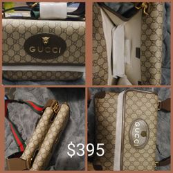 Authentic Gucci Crossbody Double-sided Opening