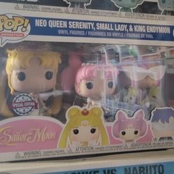 Neo Queen Serenity, Small Lady, And King Endymion Sailor Moon Funko