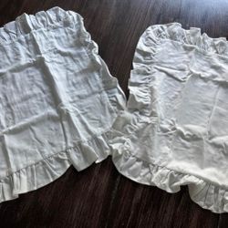 Square Ruffle Pillow Case Cover 