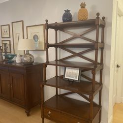 2 - Liz Claiborne Solid Wood Bookshelf’s