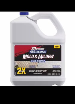 2.5 Gal Professional Outdoor Cleaner | Mold and Mildew Stain Remover 30 Seconds