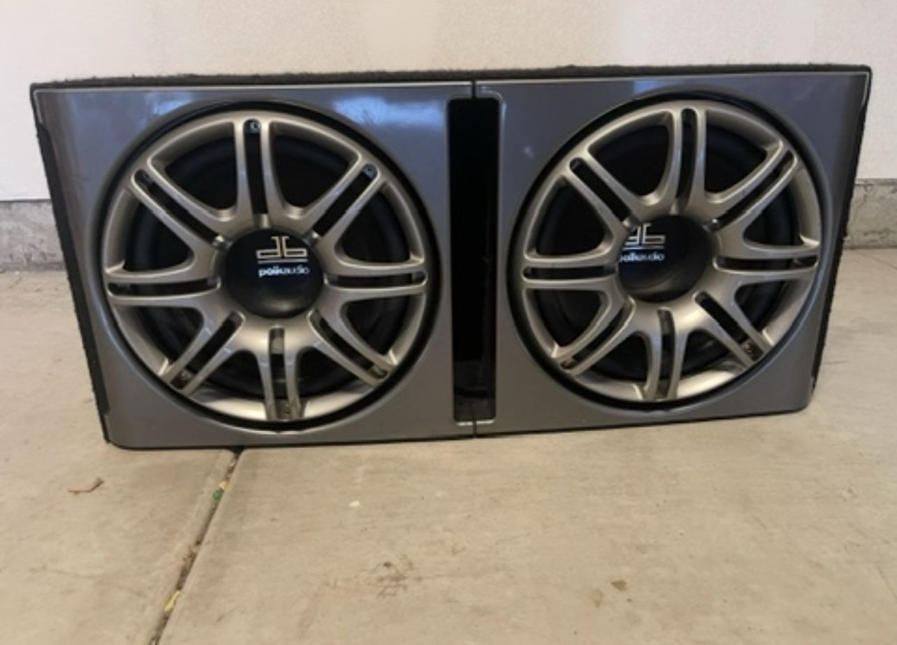 Subwoofer Enclosure Box Dual 12” subwoofer