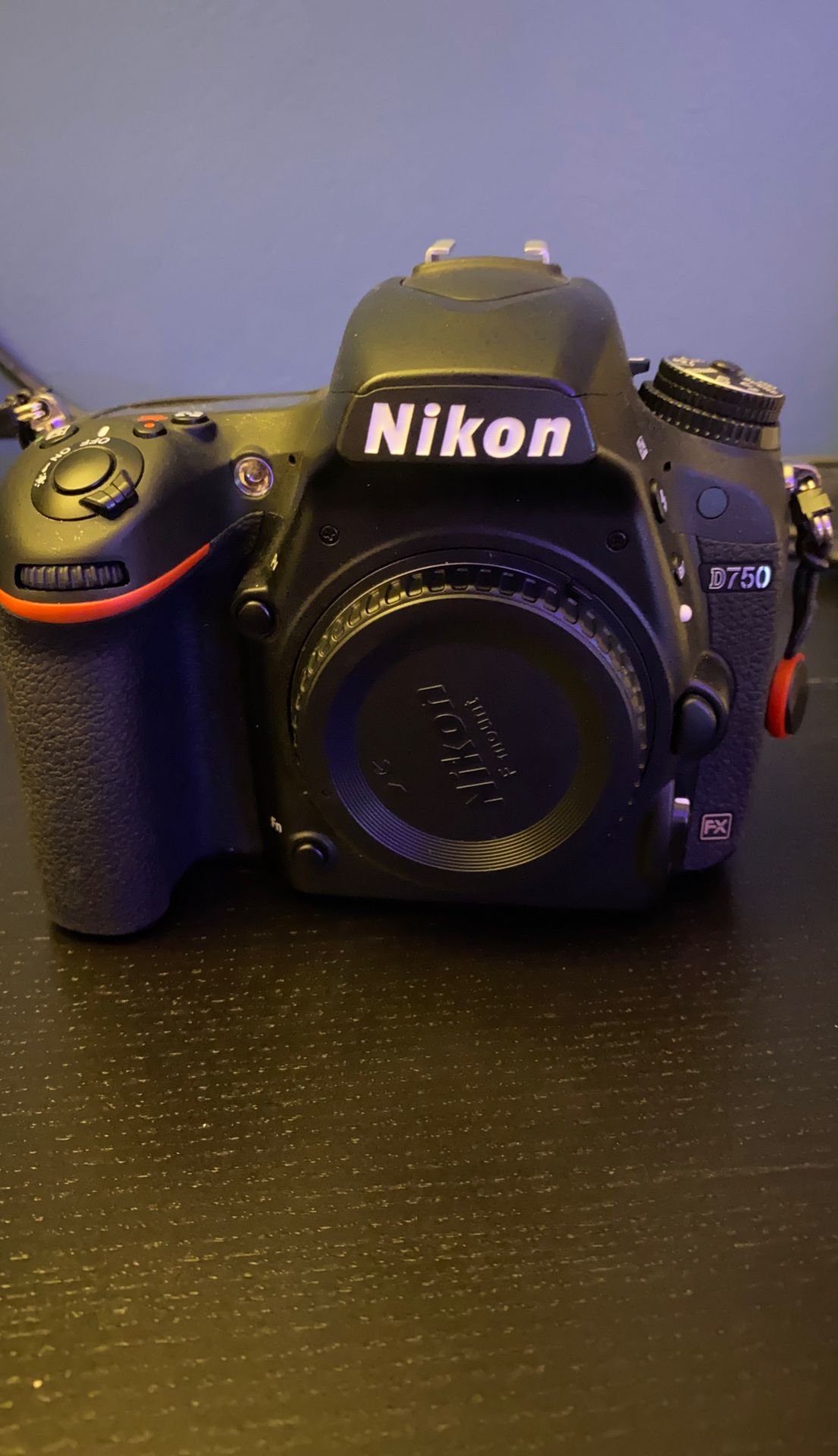 Nikon D750. Less than 8500 shutter actuations