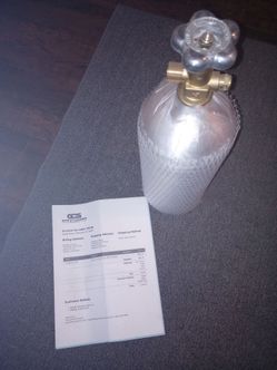 N02 unused professional gas cylinder
