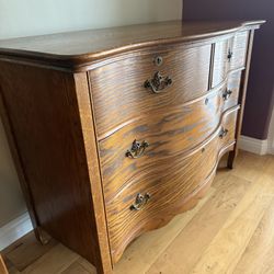Antique Serpentine Dresser