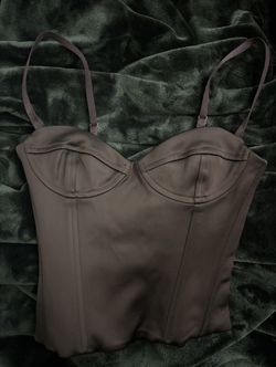 Aritzia Purple Corset Top