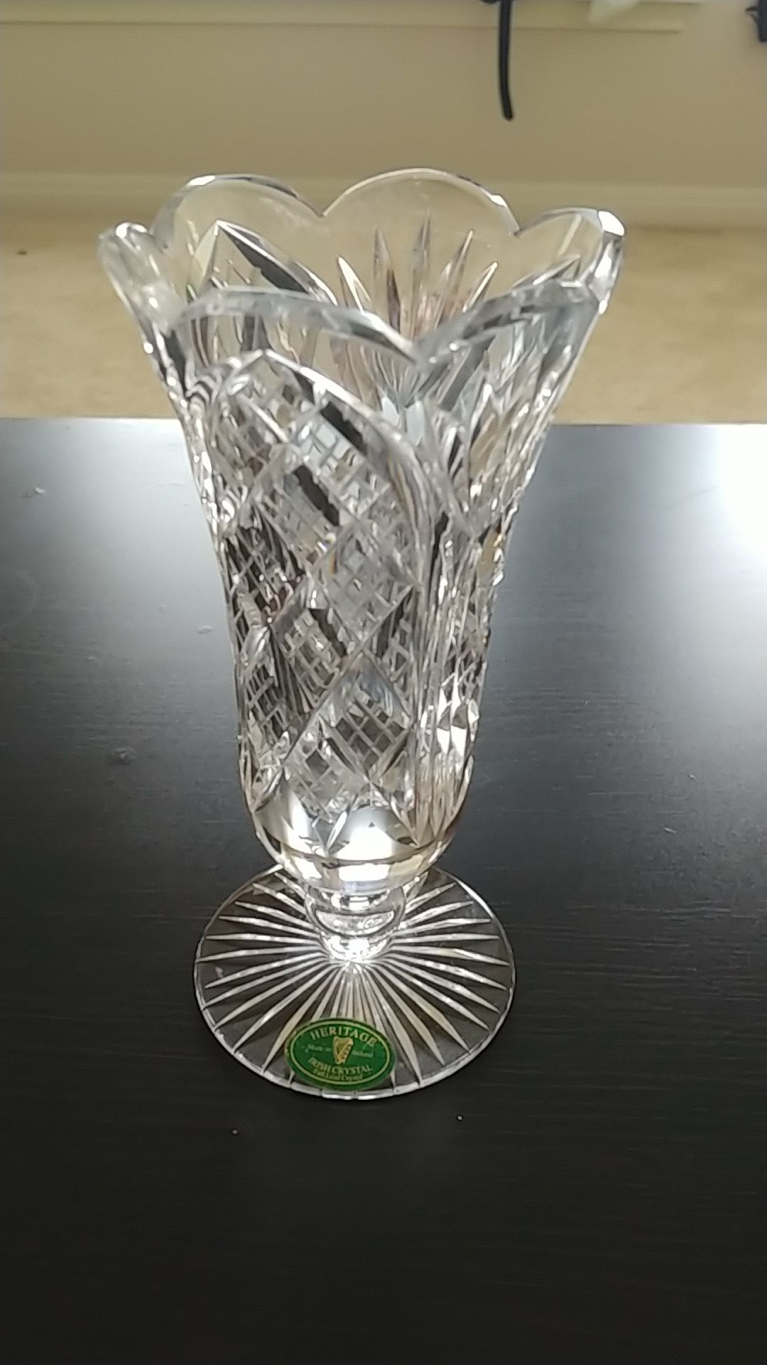 Waterford Heritage Crystal Vase