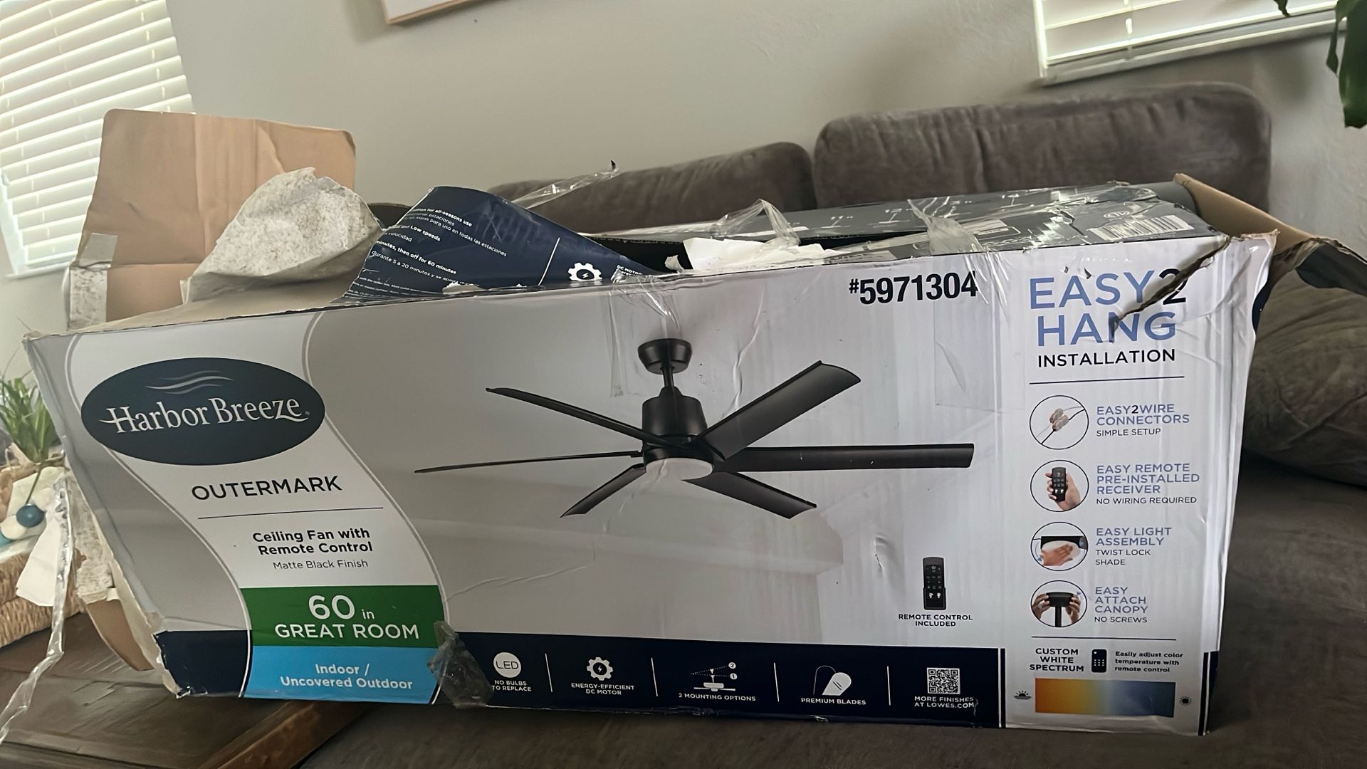 Ceiling Fan With Remote Control