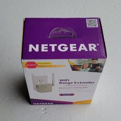 NETGEAR EX6120 Dual Band 1200Mbps 802 .11AC Wireless Wifi Range Extender, New 