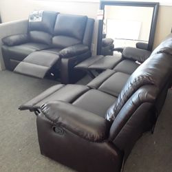 New Recliner Sofa And Loveseat