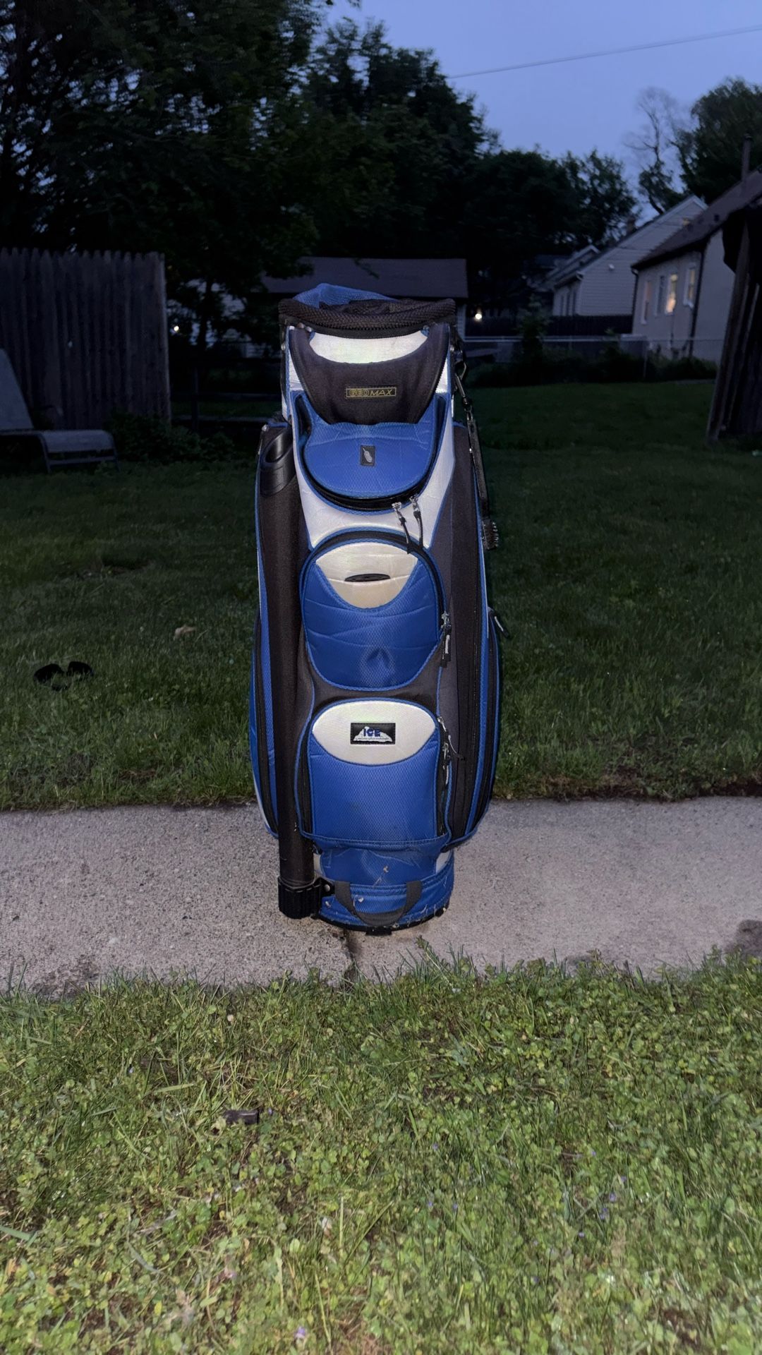 Blue White And Black Tour Edge Geo Max Sports Pro Golf Bag