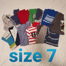 Boys shirts size 7
