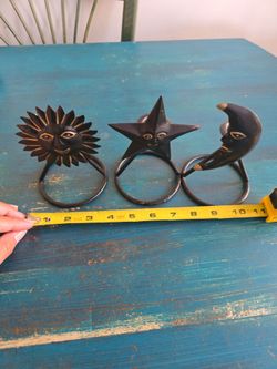 Vintage Celestial Candle holders