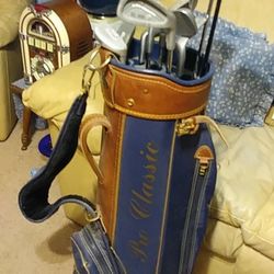 Proclassic golf set and bag.