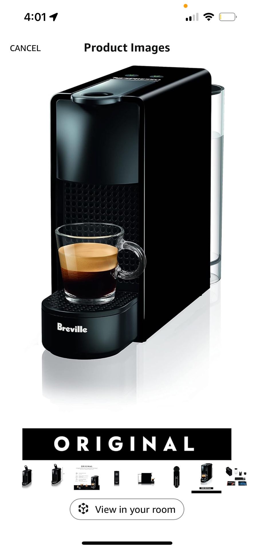 Breville espresso machine