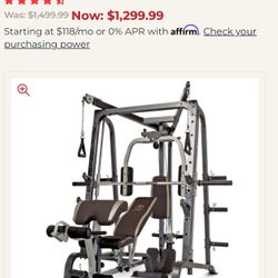 Marcy Squat Bench Fully Assembled 