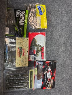 Soft Plastic Fishing Lure Lot