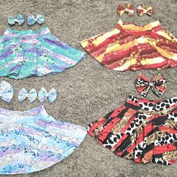 Handmade Disney Princess/Villain Skirts Size 4-5t