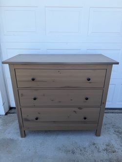 IKEA Hemnes 3-Drawer Dresser Gray-Brown