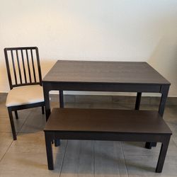 IKEA EKEDALEN Extendable Dining Room Table Set