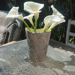 Earth Tone Decorative Vase