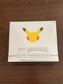 Sealed Pokemon Celebrations Elite Trainer Box - 25th Anniversary