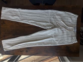 Zara Striped Pants & Geometric Sweaters Lot, Unisex, White Gray Black Assorted