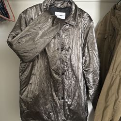 Silver Fashion Nova Men Jacket