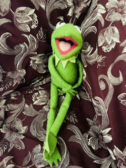 Vintage Plush Kermit the Frog #850 Jim Henson Muppet Doll Fisher Price Toy 1976