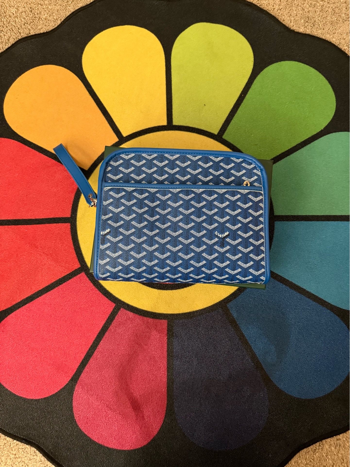 Goyard Blue Toiletry Bag