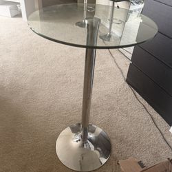 Acrylic Round High Rise Table 