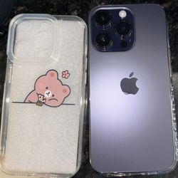Iphone 14pro. New Case for free.