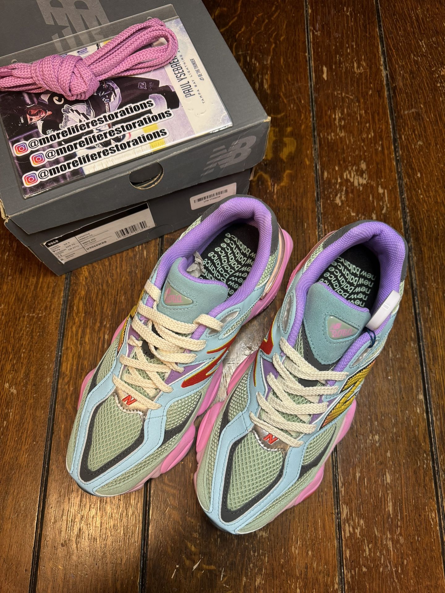 Size 9.5 New Balance 9060 Warped brand new with box