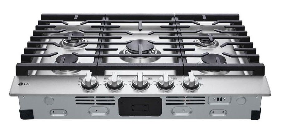 Brand New Cooktop 30" Gas LG Stainless Steel