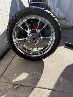 Harley Enforcer Rims and Tires