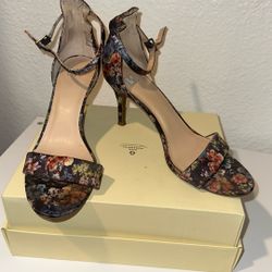 Floral Mid Heels