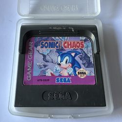 Sega Game Gear Sonic the Hedgehog Chaos