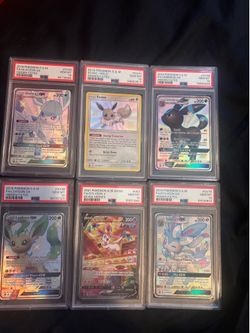 PSA 10 HIDDEN FATES EEVEELUTIONS BUNDLE