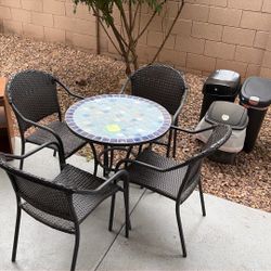 5 Piece Patio Set 