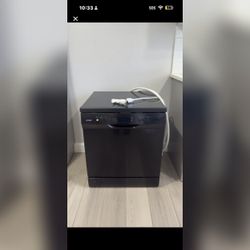 Comfee Portable Dishwasher, Black Finish - New