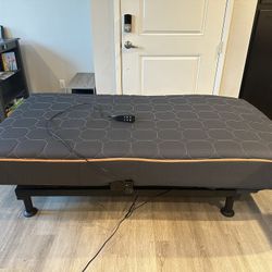 Electric Adjustable Bed with Memory Foam Mattress
