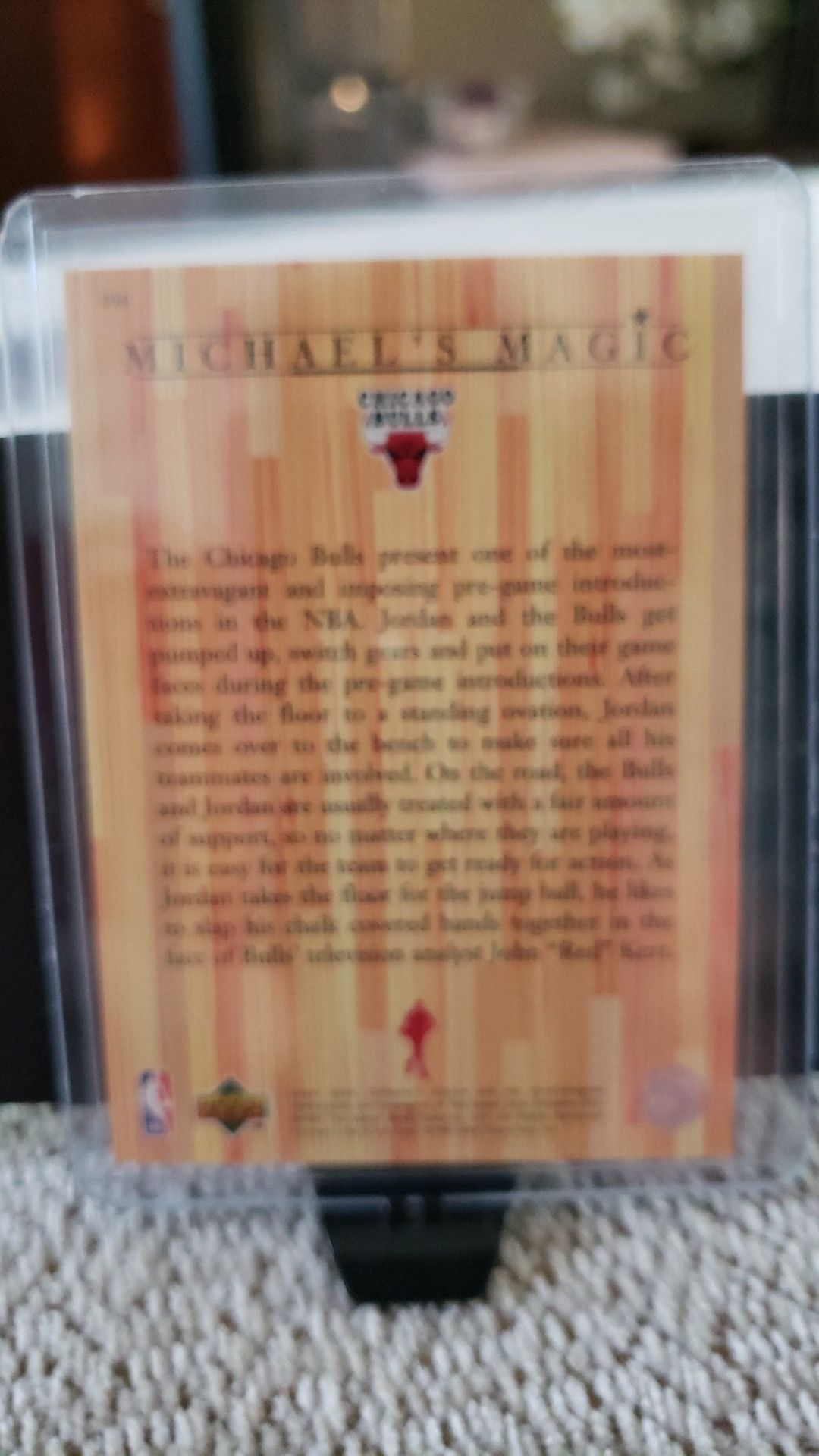 Michael Jordan Upper Deck Trading Card