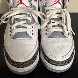 Jordan 3s Fire Red Size 8.5