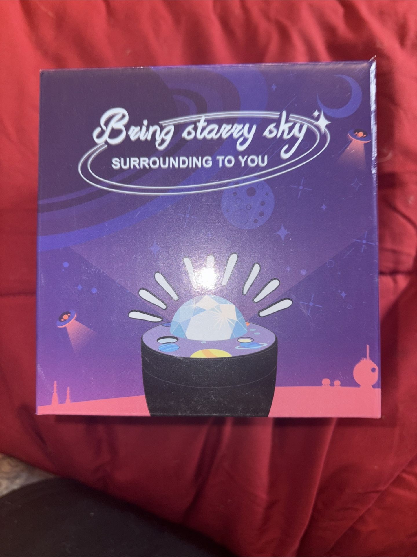 Kids Light With Stars And Different Colors To Shine On The Ceiling