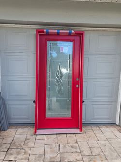 Brand New 36"W x 80"H Pre-Hung Impact Exterior Door
