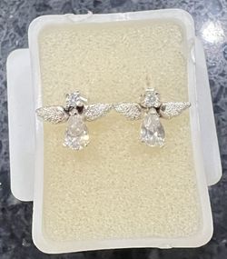 Women's angel earrings