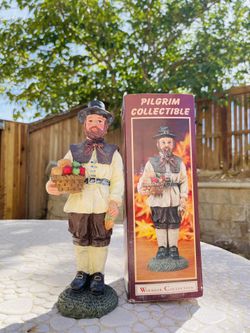 Pilgrim Man 10”tall Thanksgivings 