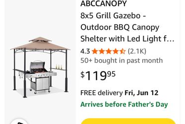 New Barbecue Gazebo