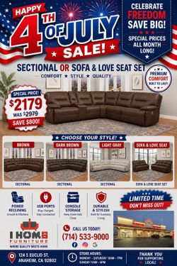 MEGA DISCOUNT IN OUR STORE FOR THE 4TH OF JULY