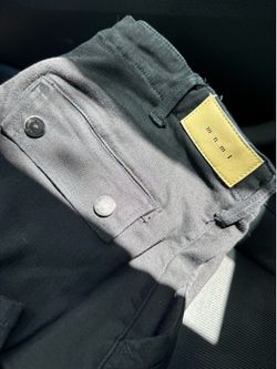 Mnml Black Denim Cargo Jeans